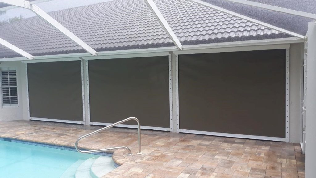 Hurricane shutters in Southwest Florida